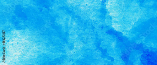 Colorful bright ink and watercolor textures on white paper background., watercolor background in blue and white painting with cloudy distressed texture and marbled grunge, hand painted abstract image.