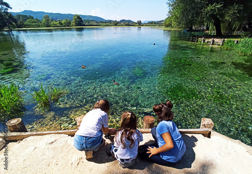 Tableau sur toile Lago di Posta Fibreno, Frosinone