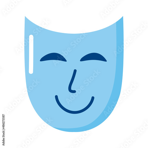 smile theater mask