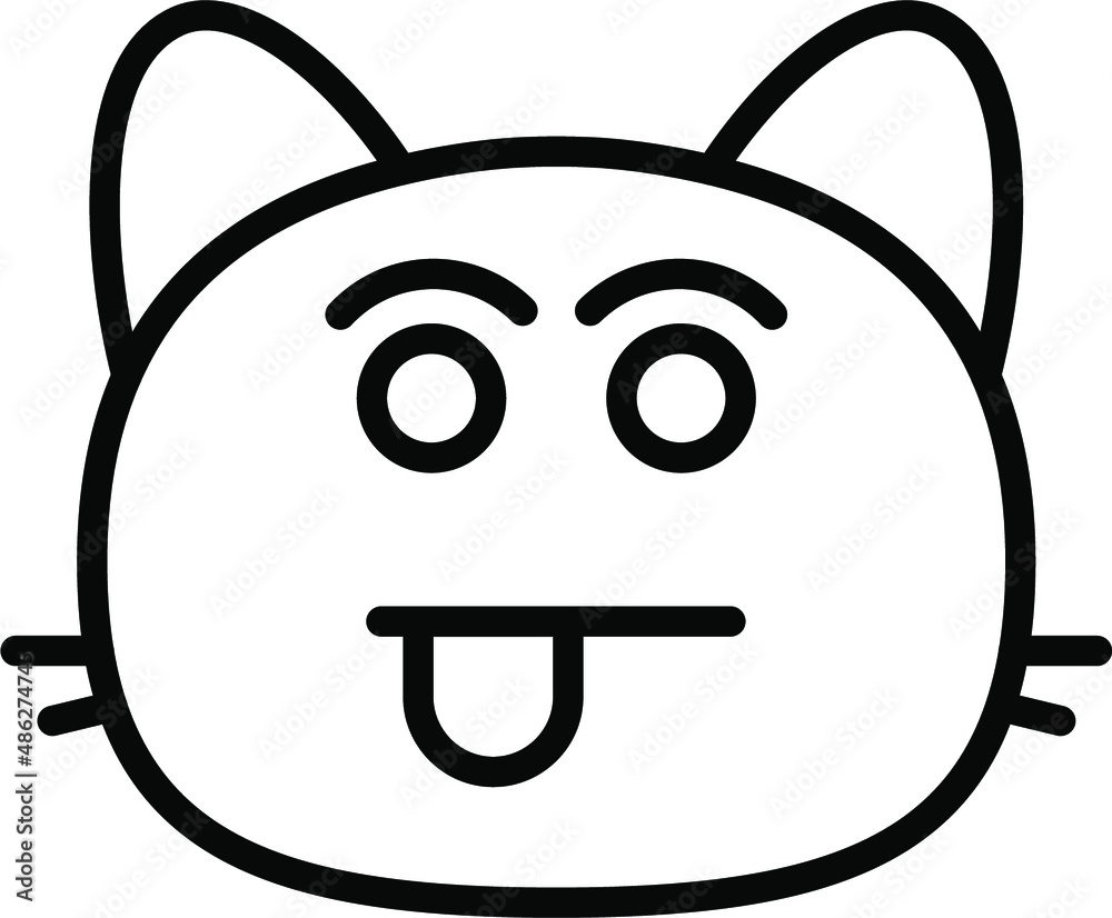 cat tease Line Icon cat tease Line Icon