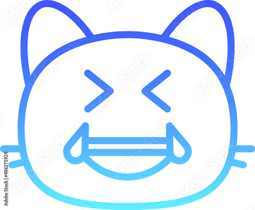 cat lol Line Gradient