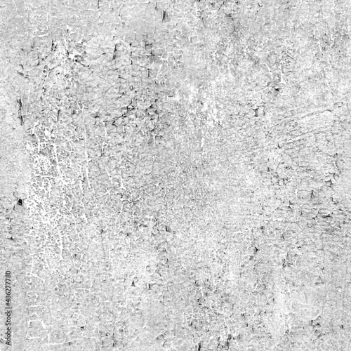 Obraz na plátně Cracked paint grunge map alpha texture