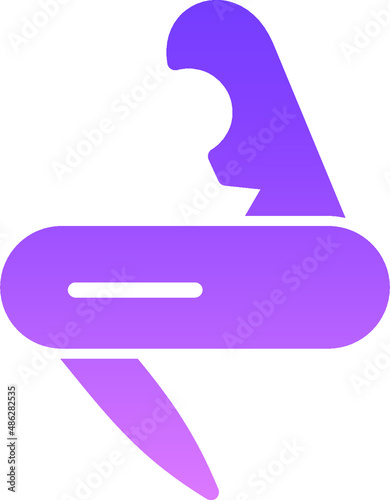 Penknife Glyph Gradient