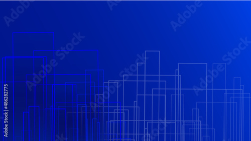 The minimalistic abstract editable vector layout of the presentation slides design business templates Polygonal background with connecting dots lines structure