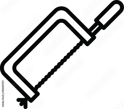 Handsaw Line Icon