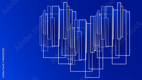 The minimalistic abstract editable vector layout of the presentation slides design business templates Polygonal background with connecting dots lines structure