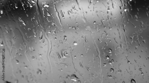 raindrops gray background