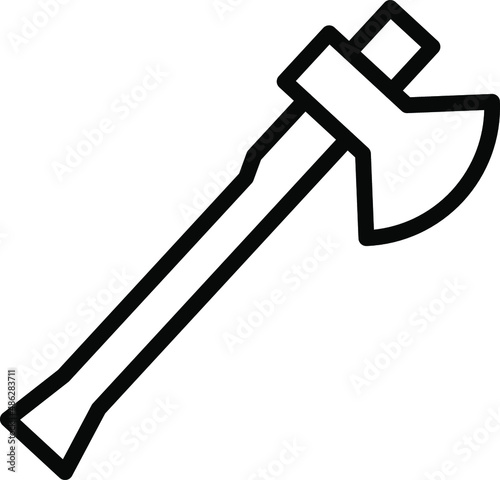 Axe Line Icon