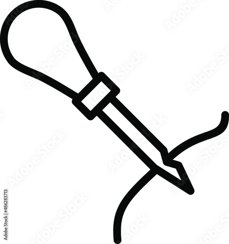Awl Line Icon