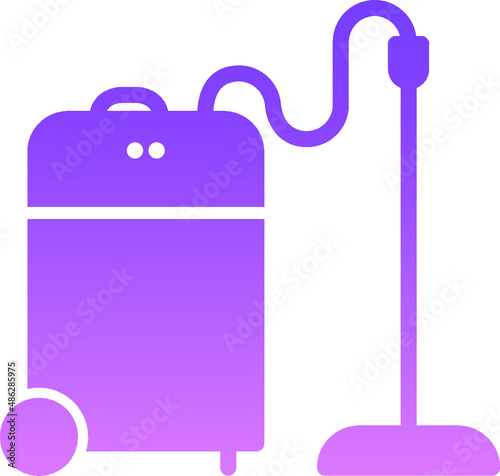 Vaccum Cleaner Glyph Gradient