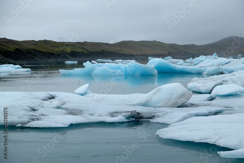 Der Gletschersee Jökulsarlon im Süden Islands