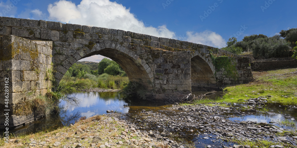 Old bridge, Idanha-a-Velha village, Serra da Estrela, Beira Alta, Portugal