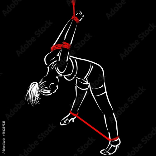 Bondage, domination et dessin numérique BDSM