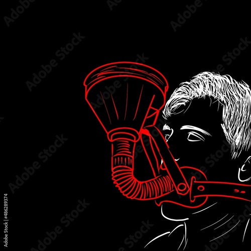 Bondage, domination et dessin numérique BDSM