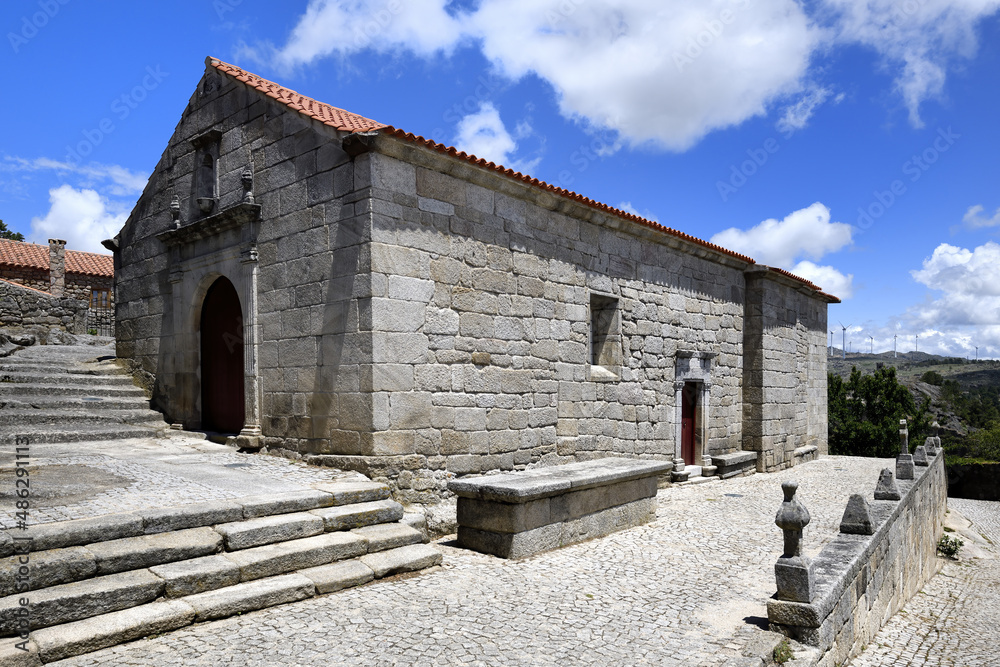 Main Parish Church dedicated to Our Lady of the Snows, Sortelha, Serra da Estrela, Beira Alta, Portugal