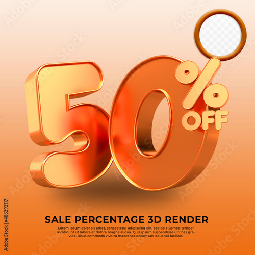 3d element 50 percentage gold sale discount