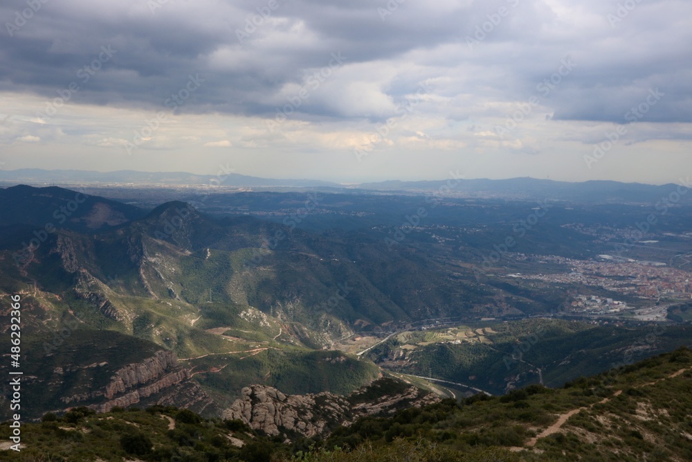 Obraz premium View from Montserrat