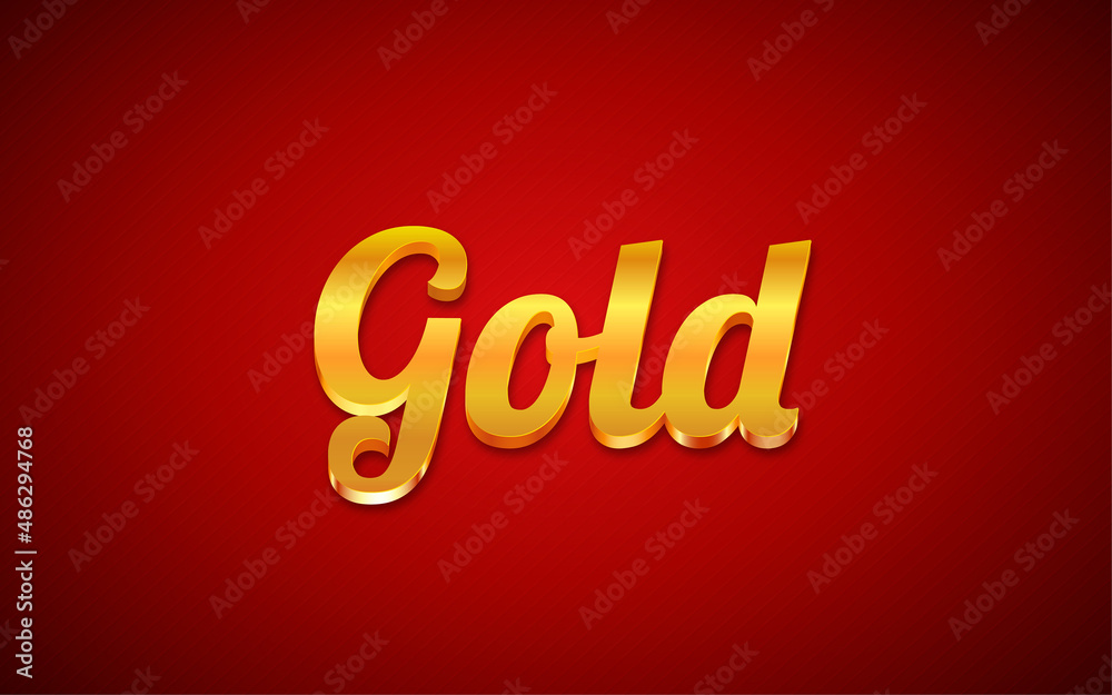 gold text effect, editable elegant and 3D text style. gold text effect, editable elegant and 3D text style.