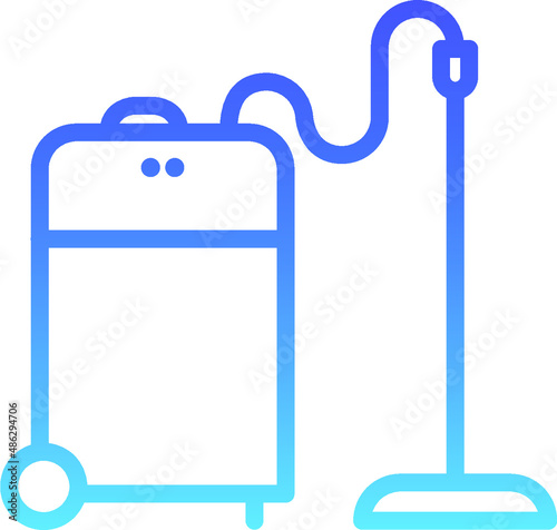Vaccum Cleaner Line Gradient