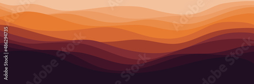 abstract colorful wave pattern vector illustration for wallpaper, backdrop, background, web banner, and design template