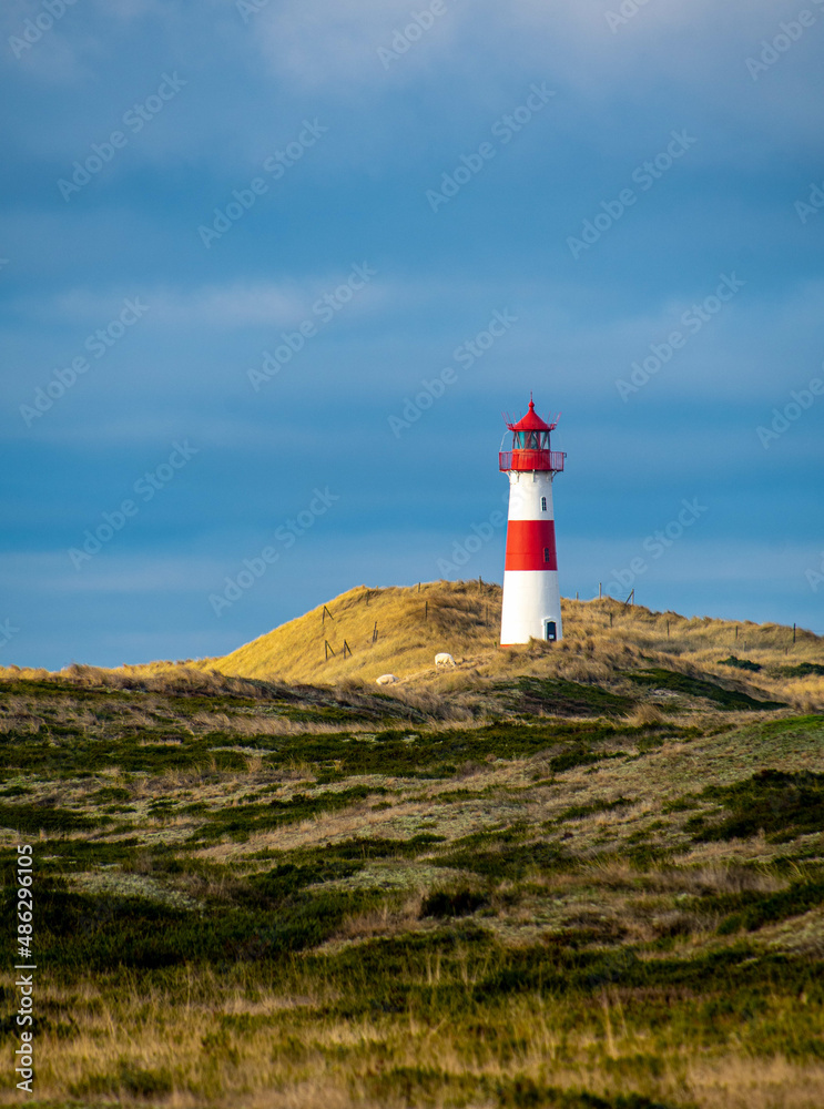 Leuchtturm List Ost auf dem Lister Ellenbogen Insel Sylt