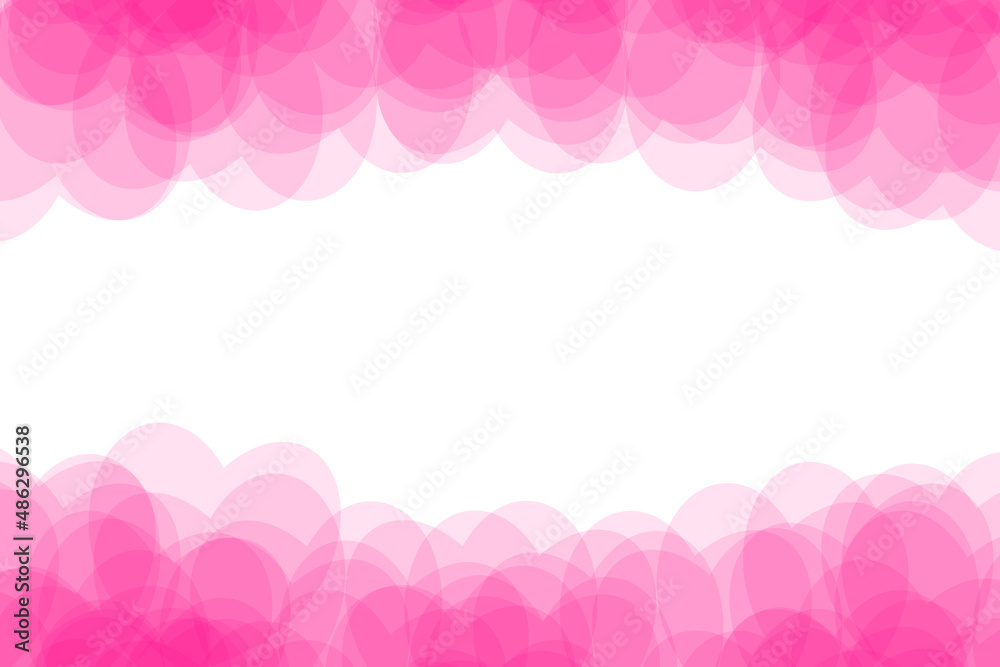 Pink colored hearts symbols with copyspase, abstract background for Valentine's day.