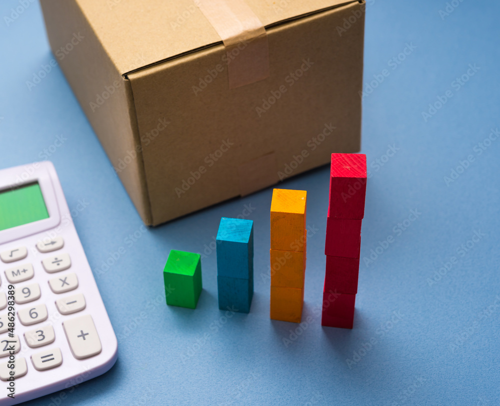 Obraz premium 棒グラフ