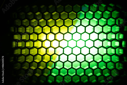 abstract teen and yellow background