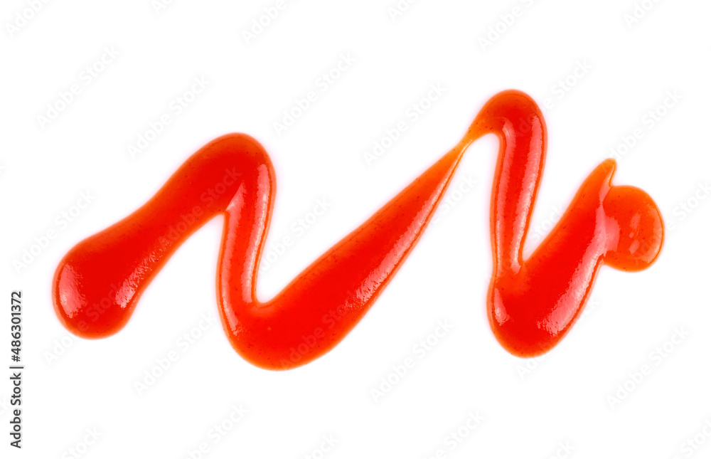 Chili sauce isolated on a white background. Chili sauce isolated on a white background.
