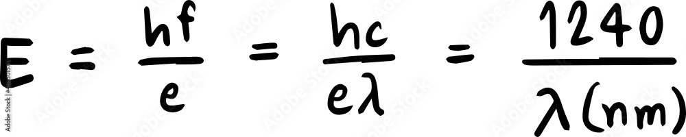physics formula handwriting