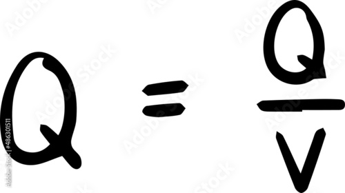physics formula handwriting
