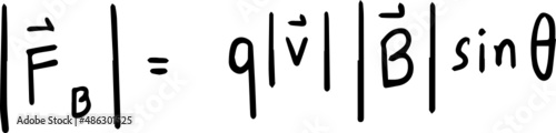 physics formula handwriting