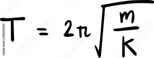 physics formula handwriting