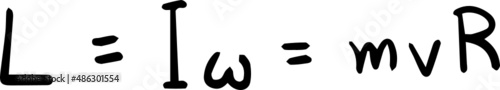 physics formula handwriting