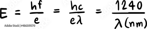 physics formula handwriting