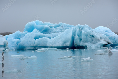 Der Gletschersee J  kulsarlon im S  den Islands