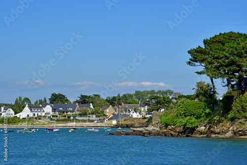 Arzon, France - june 6 2021 : landscape of Port Navalo