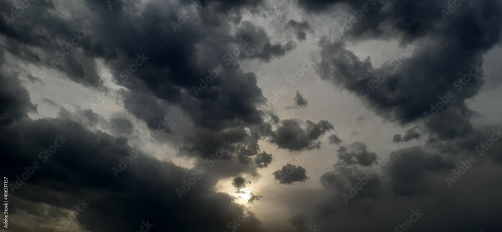 Obraz premium time lapse clouds