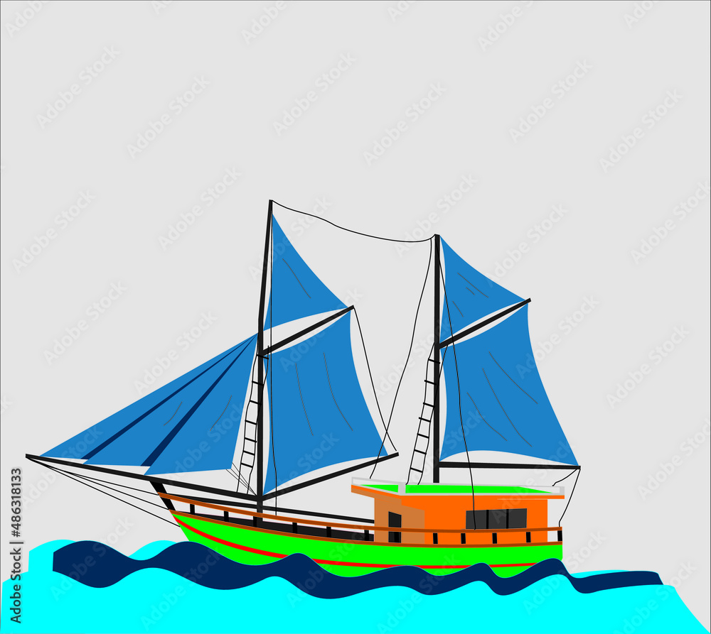 Phinisi ship as a symbol of the glory of the sea Phinisi ship as a symbol of the glory of the sea