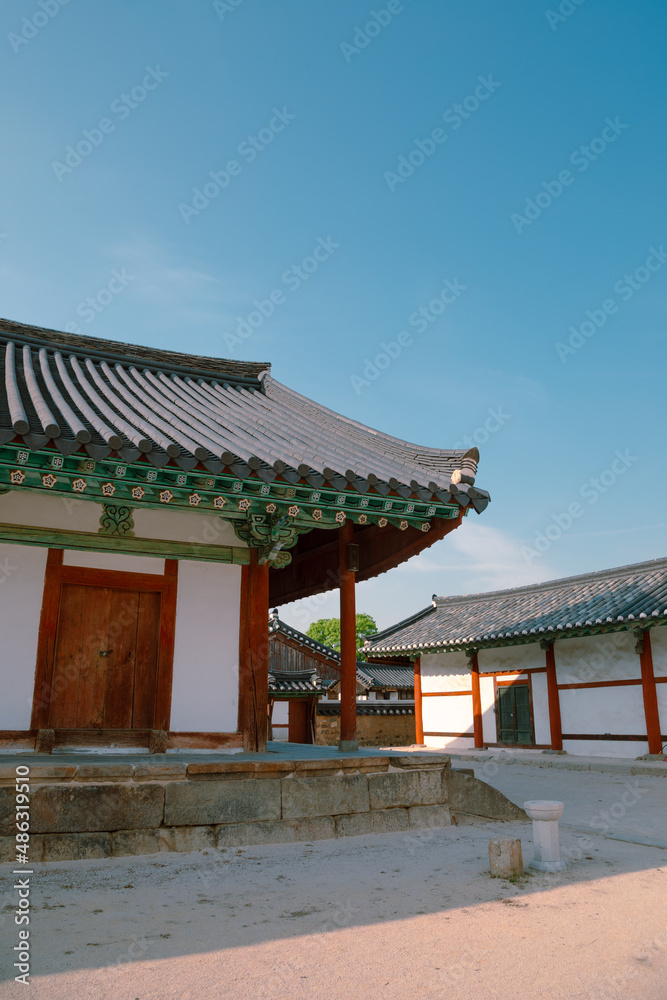 Gyochon Hanok Village, Korean traditional house in Gyeongju, Korea