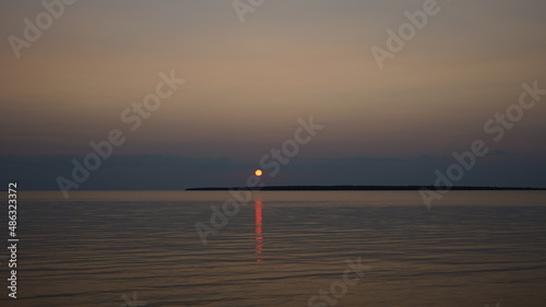 Sun Set Over Caspian Sea