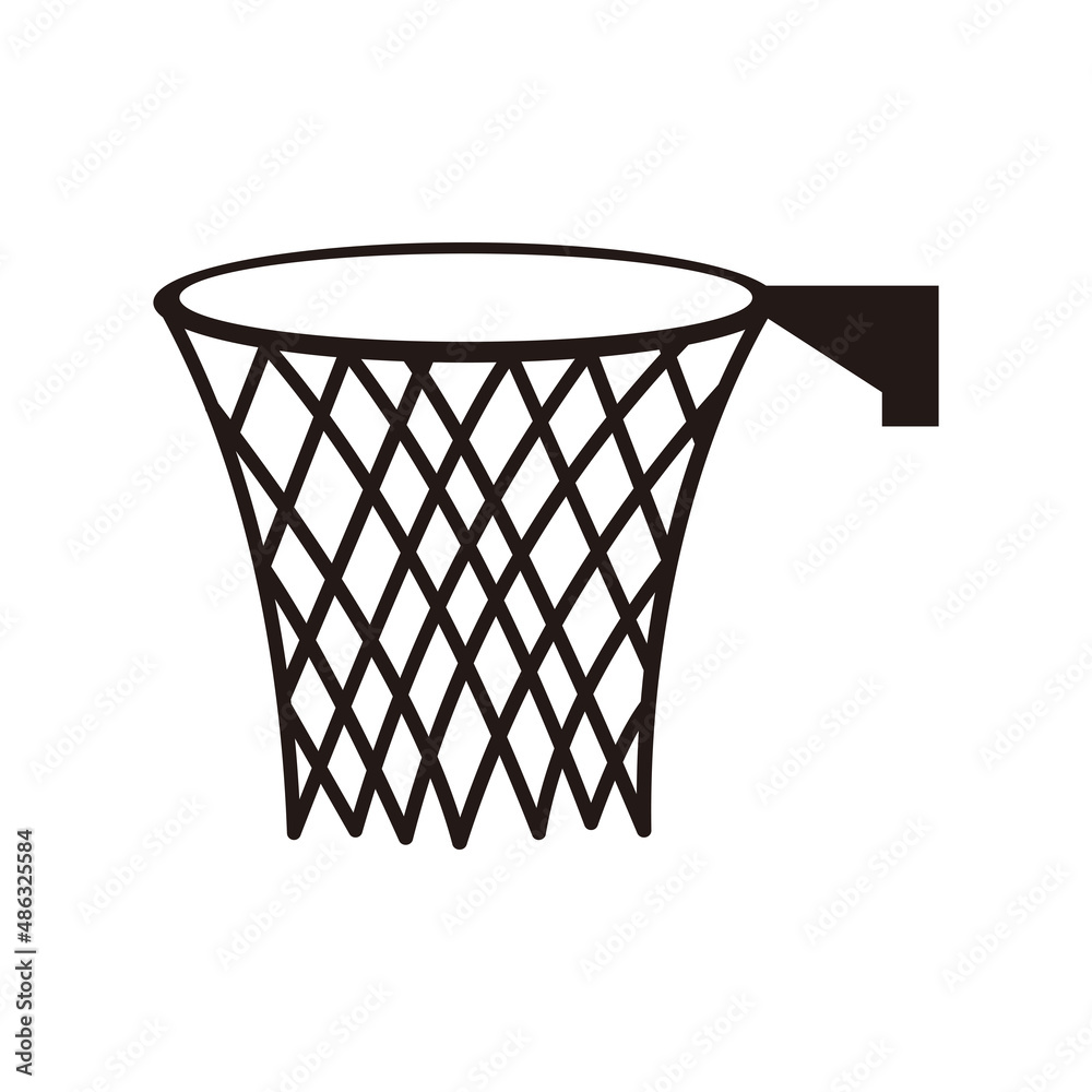 Basketball basket, basketball hoop icon vector sign Basketball basket, basketball hoop icon vector sign