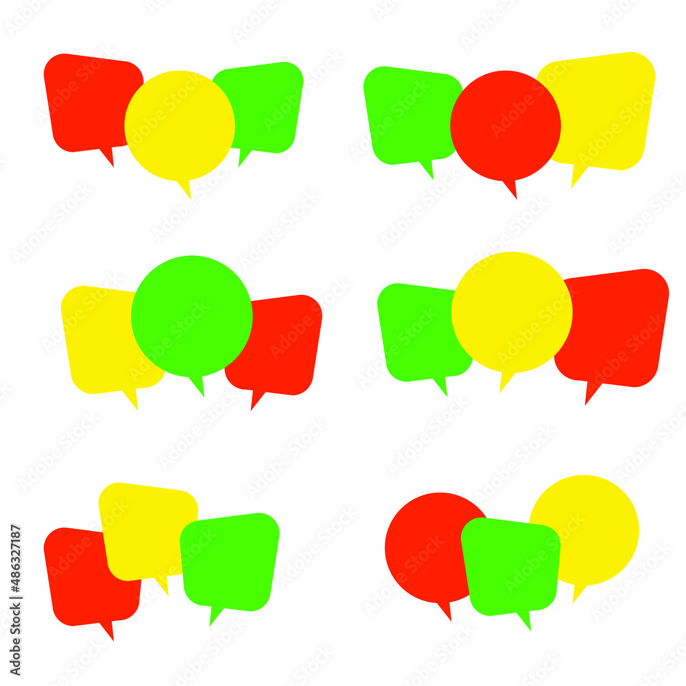Colorful message box with question mark sign.Vector illustration ...