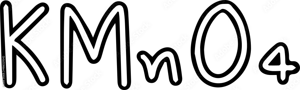 chemical formula handwriting