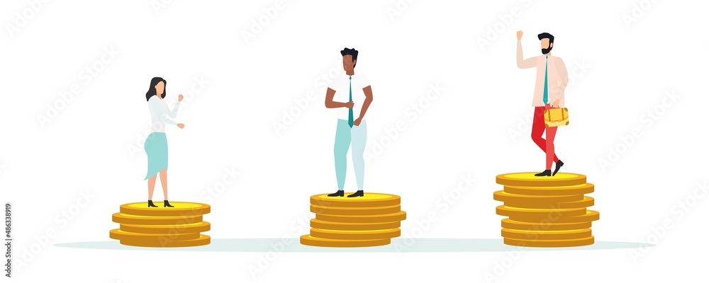 Economic inequality. gap between rich and poor. Unfair income. People ...