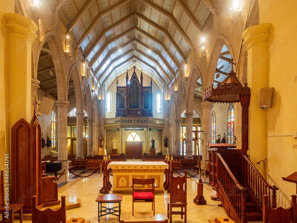 Interior view of the San Fernando Cathedral