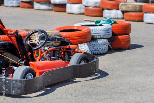 free karting on the training track