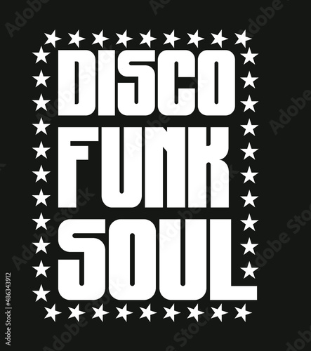 Disco funk punk graphic design vector art photo