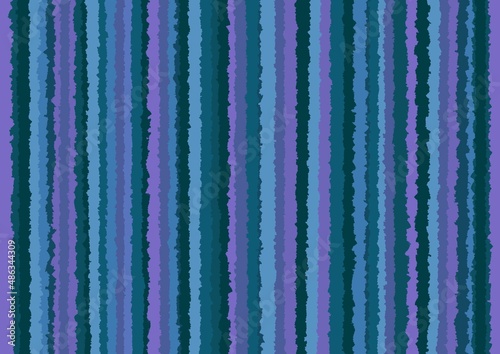 Violet viridian green striped background with blur, gradient and grunge texture. Striped texture. Space for creative ideas and graphic design. Vintage background from colored lines. Watercolor texture