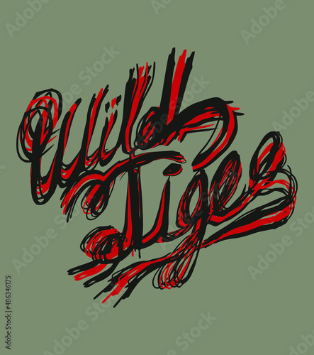 Photography Tattoo tribal wild cats tiger graphic design vector art
